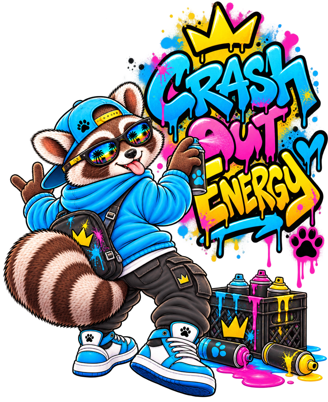 Chaos Coded - Mischievous Raccoon Merch