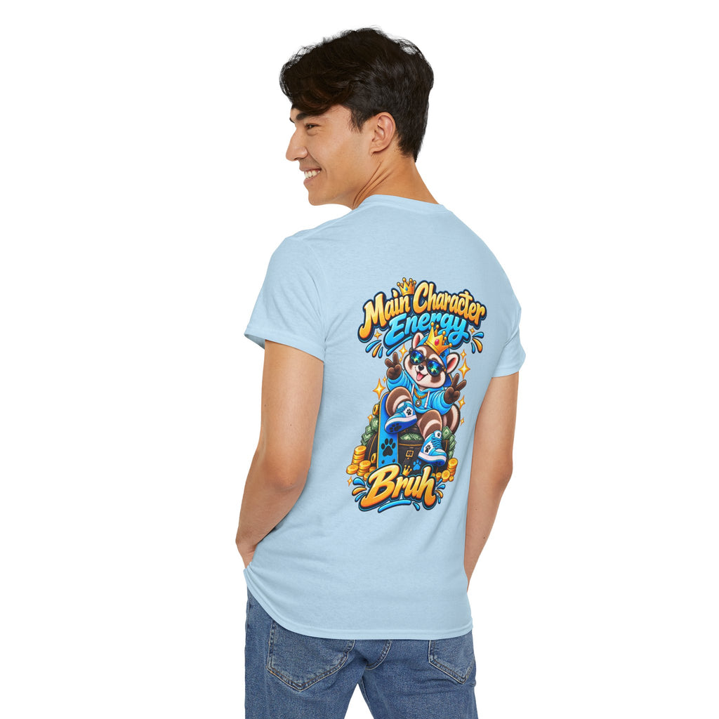 Remy Raccoon Main Character Energy Graphic Tee