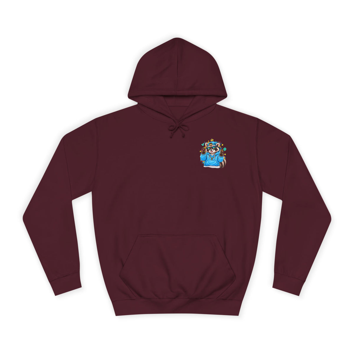 Skateboarding Remy Raccoon Hoodie