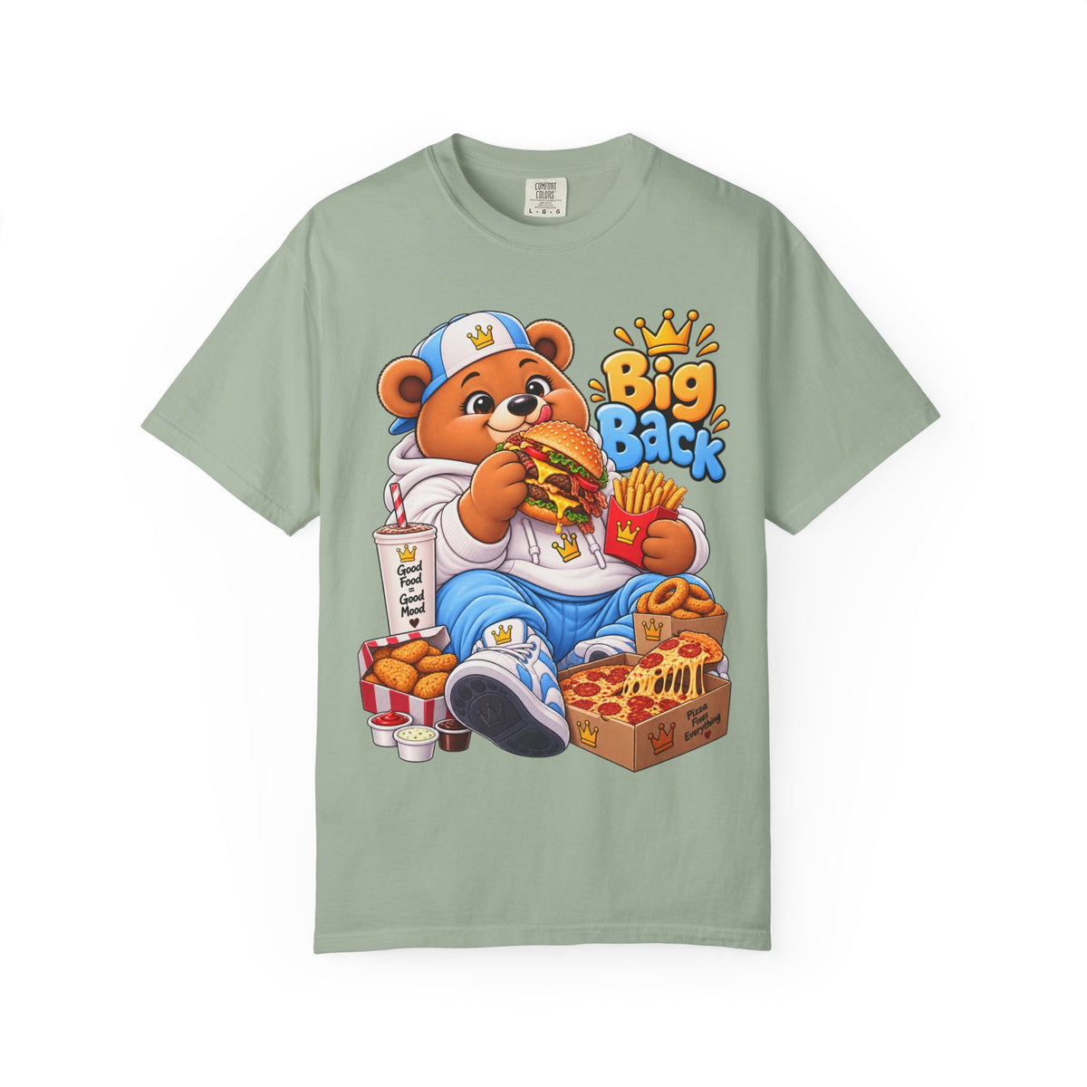 Mochi Big Back Bear - Fast Food - T-Shirt