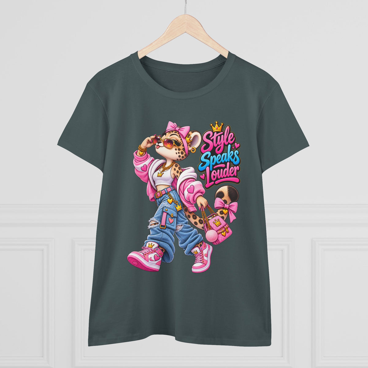 Style Speaks Louder Leopard Girl Tee