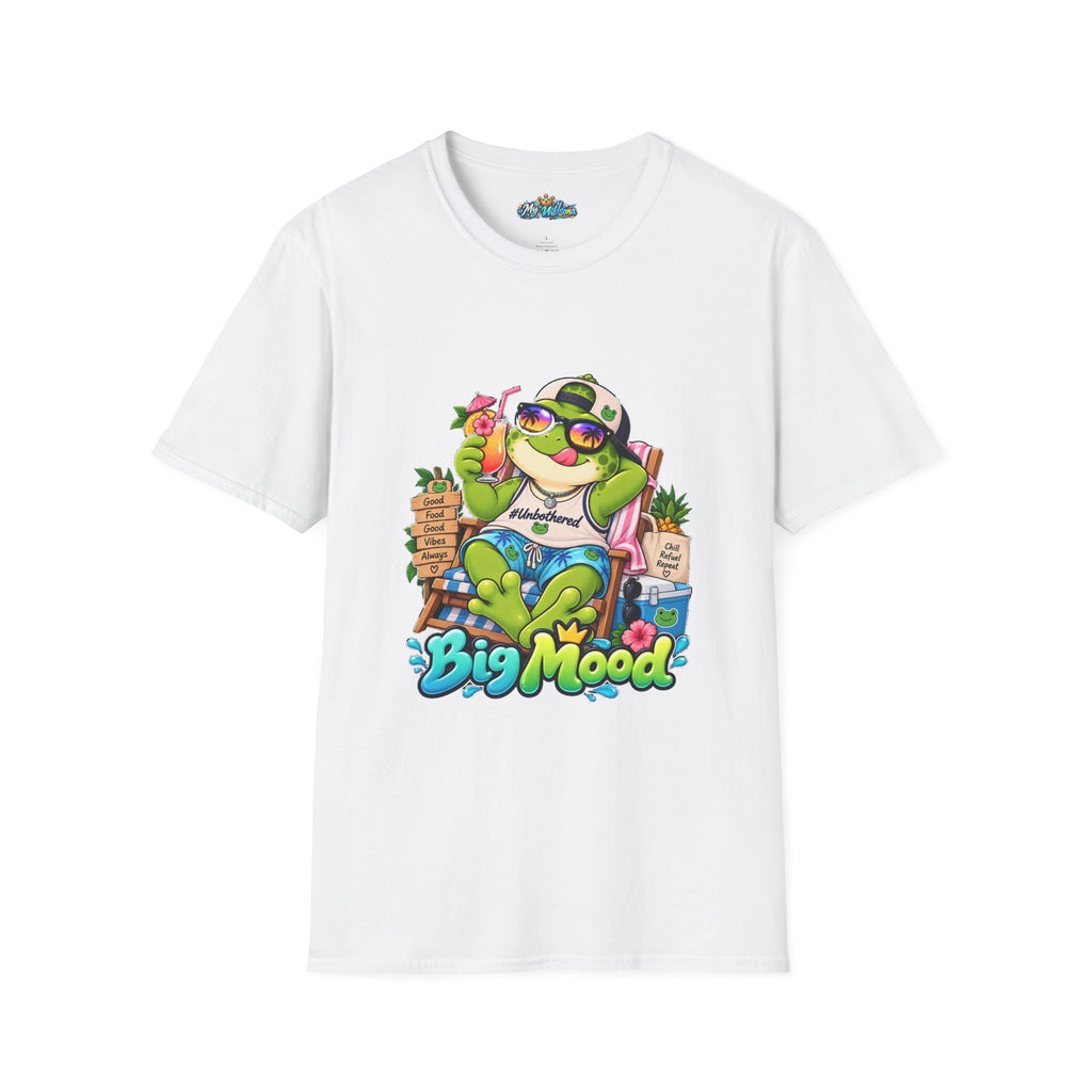 Big Mood Frog T-Shirt — Chill Cartoon Frog Graphic Tee