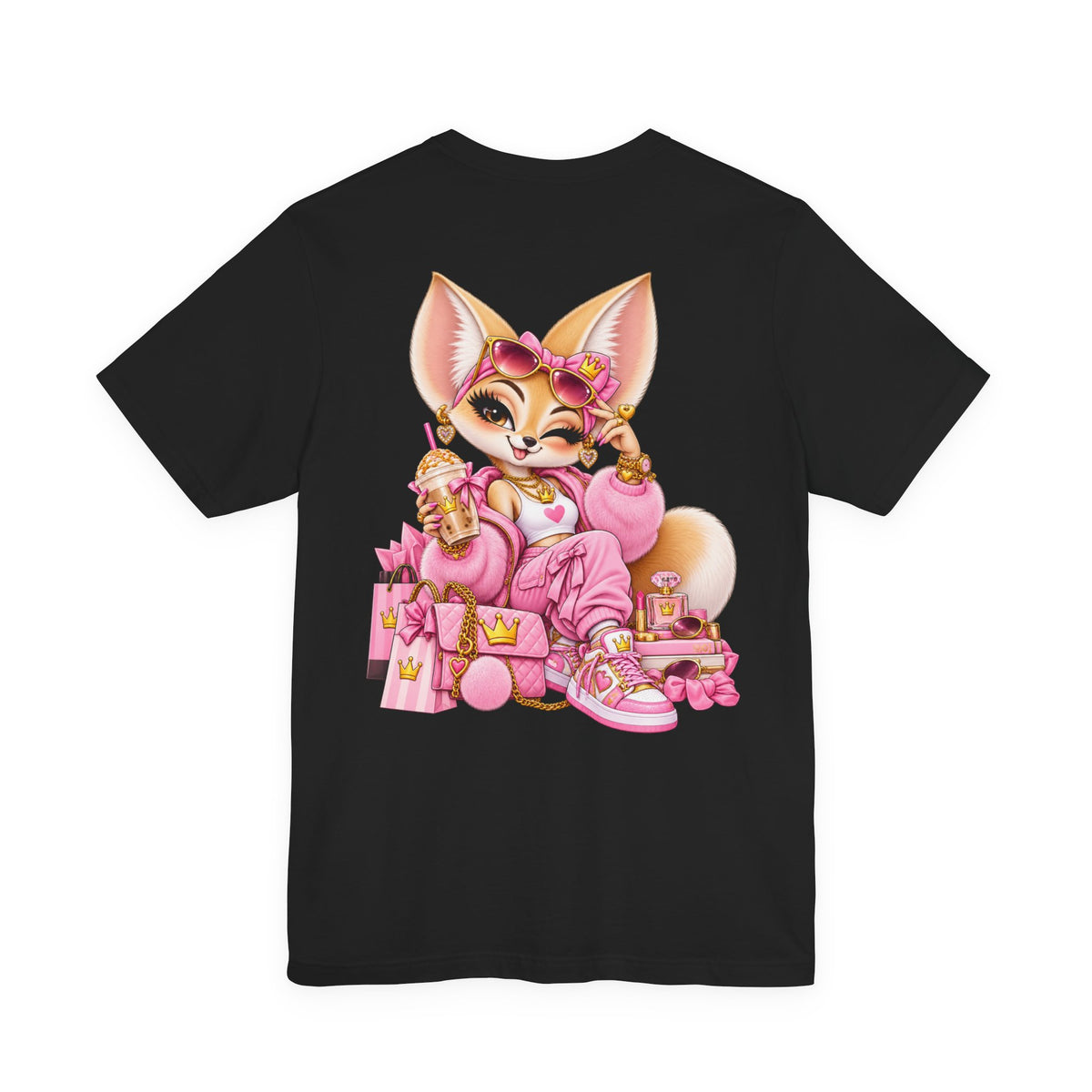 Boujee Kitty Tee — Cute Pink Cat Graphic T-Shirt