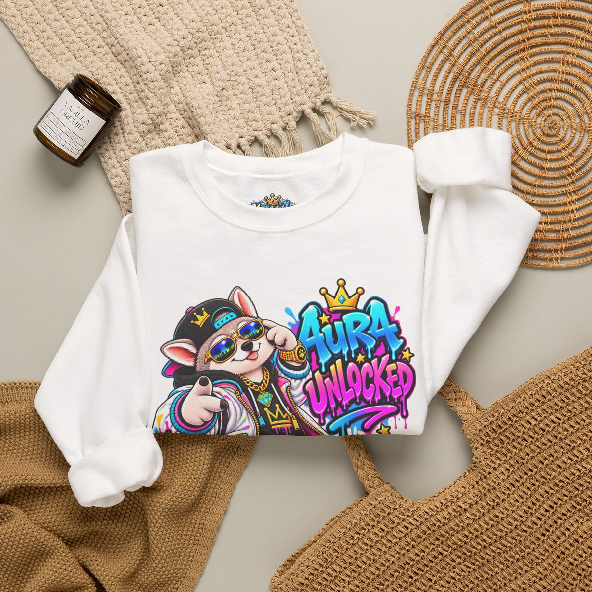 Aura Unlocked - Alaskan Husky - Streetwear  Sweatshirt
