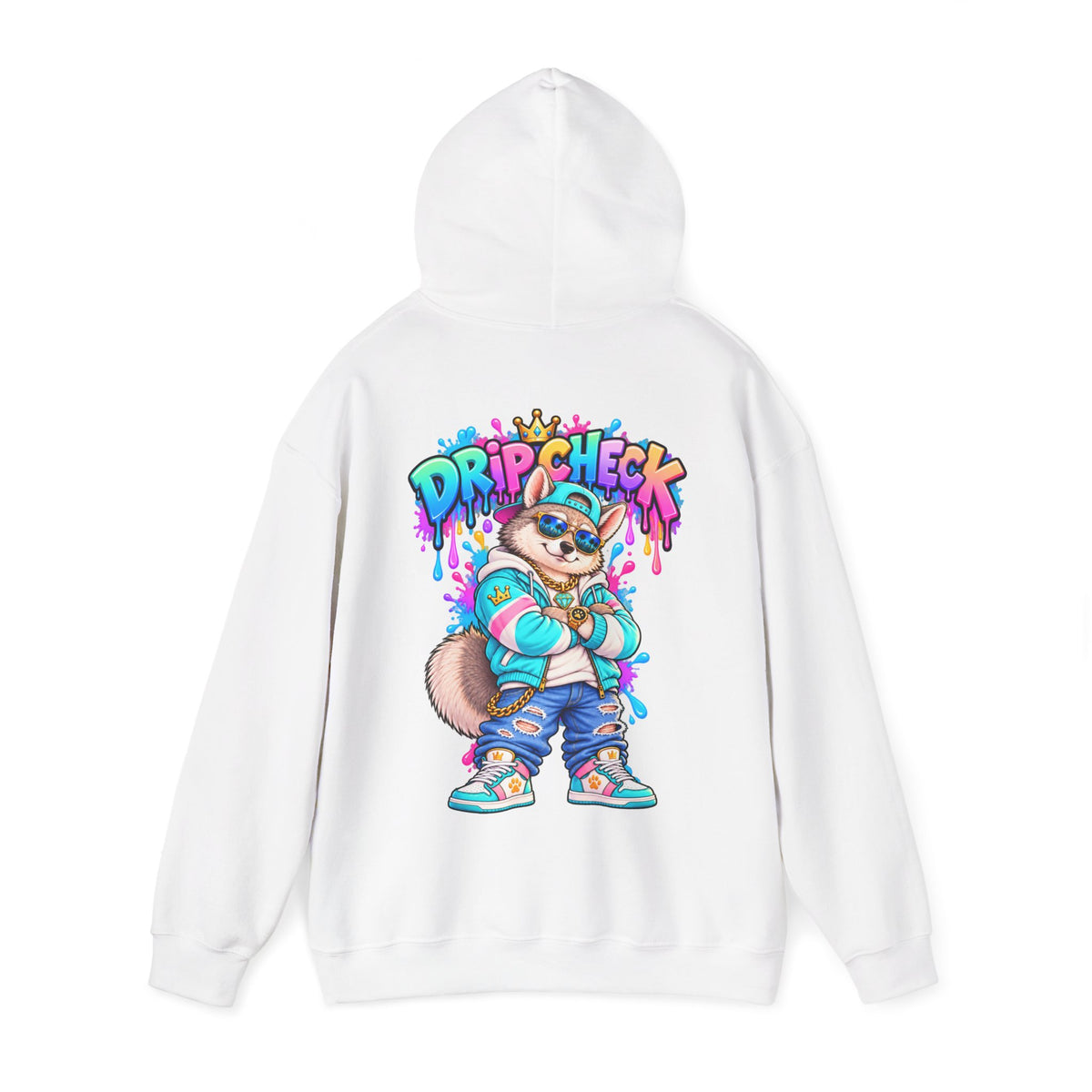 Drip Check - Unisex Heavy Blend™ Hooded Sweatshirt
