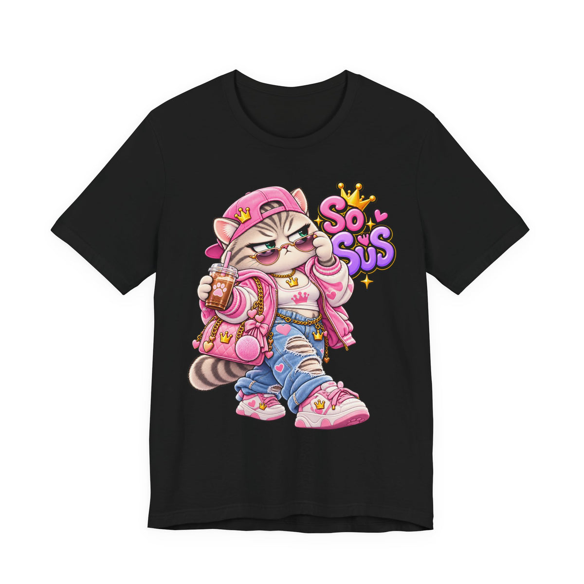 So Sus Streetwear Cat Tee