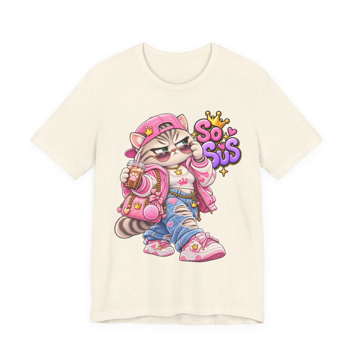 So Sus Streetwear Cat Tee