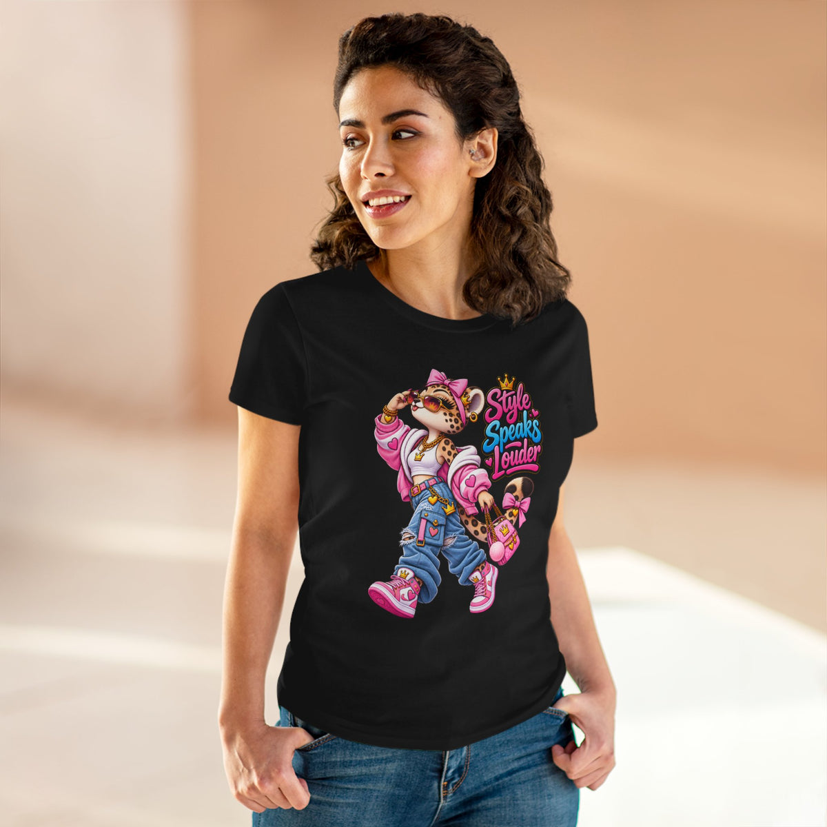 Style Speaks Louder Leopard Girl Tee