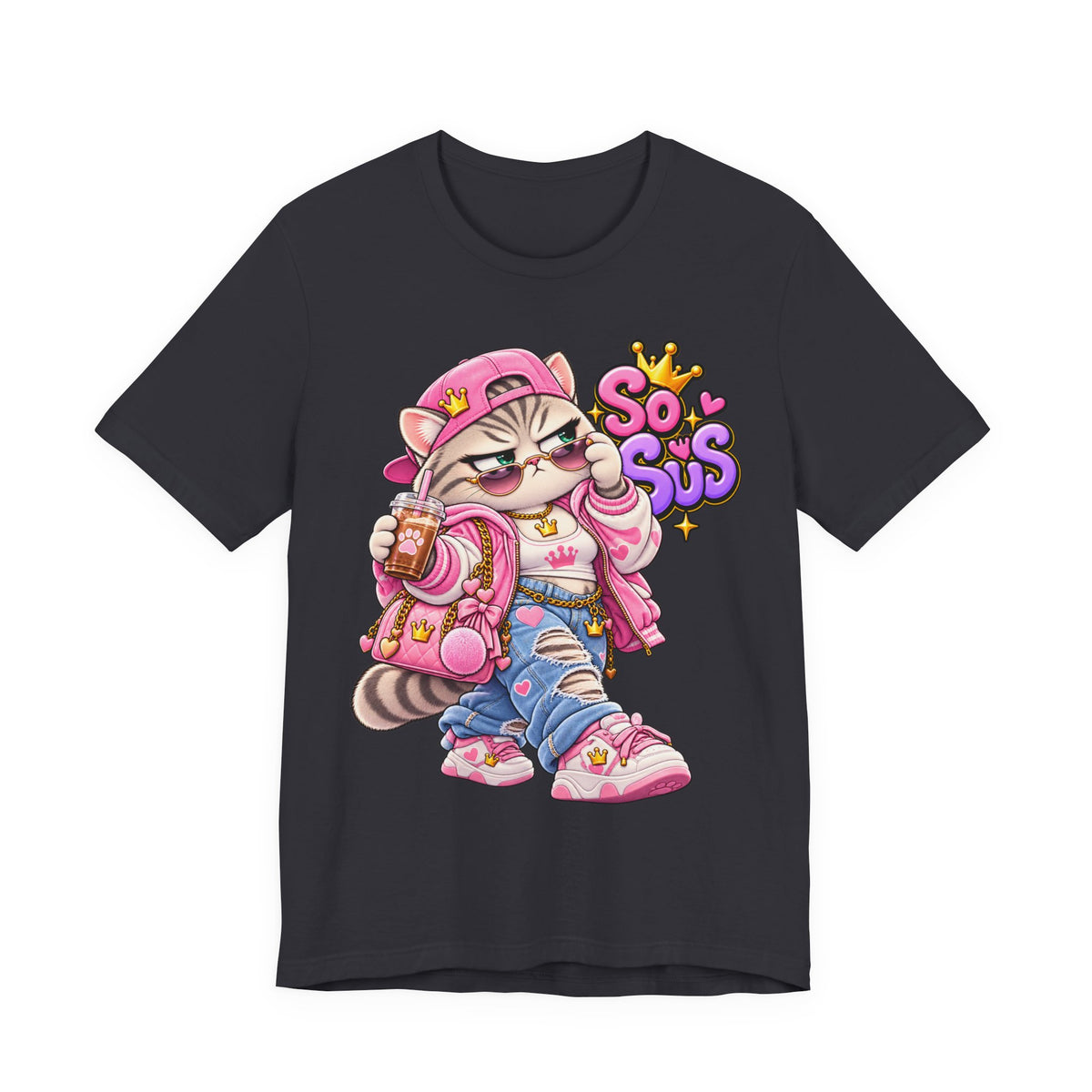 So Sus Streetwear Cat Tee