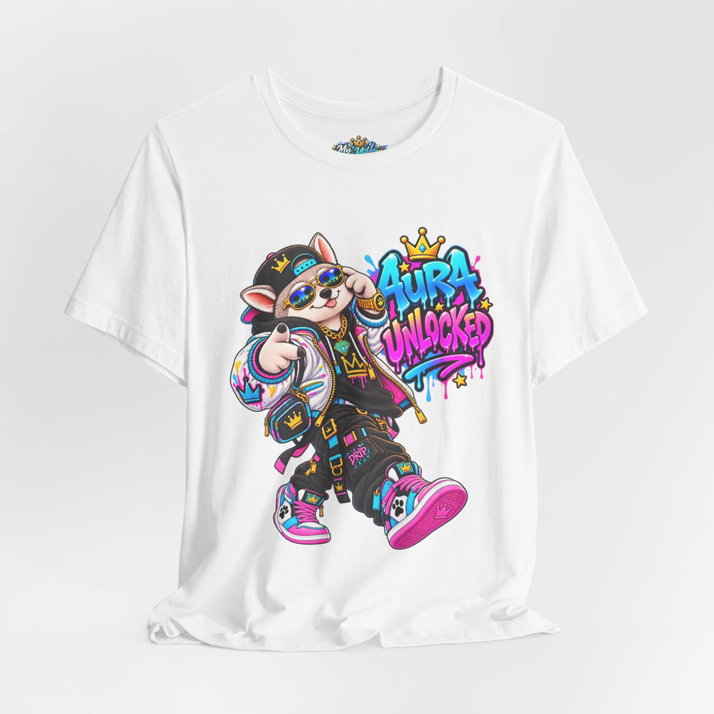 Jynx Alaskan Husky — "Aura Unlocked" Streetwear Graphic Tee