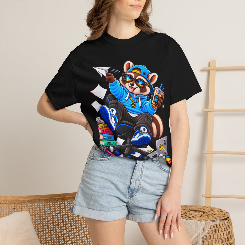 Mischievous Remy Raccoon Graphic T-Shirt