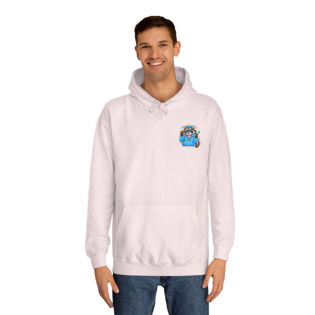 Skateboarding Remy Raccoon Hoodie