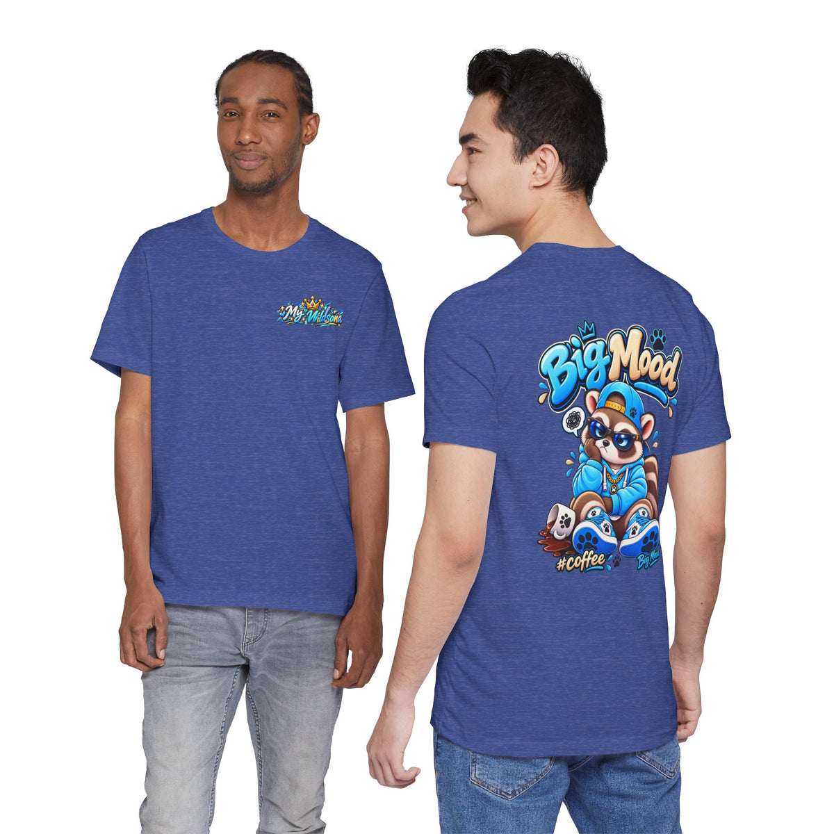 Remy Raccoon Big Mood - Back Graphic - Cute Graphic Tee