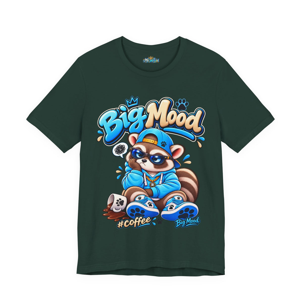 Remy Big Mood Raccoon Coffee T-Shirt