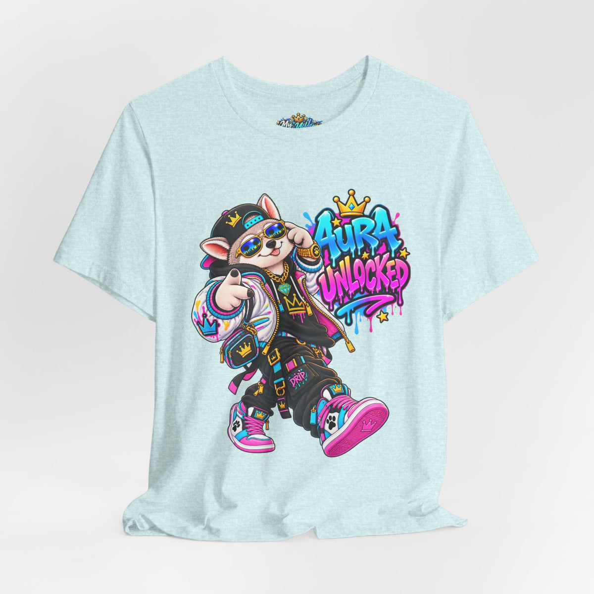 Jynx Alaskan Husky — "Aura Unlocked" Streetwear Graphic Tee
