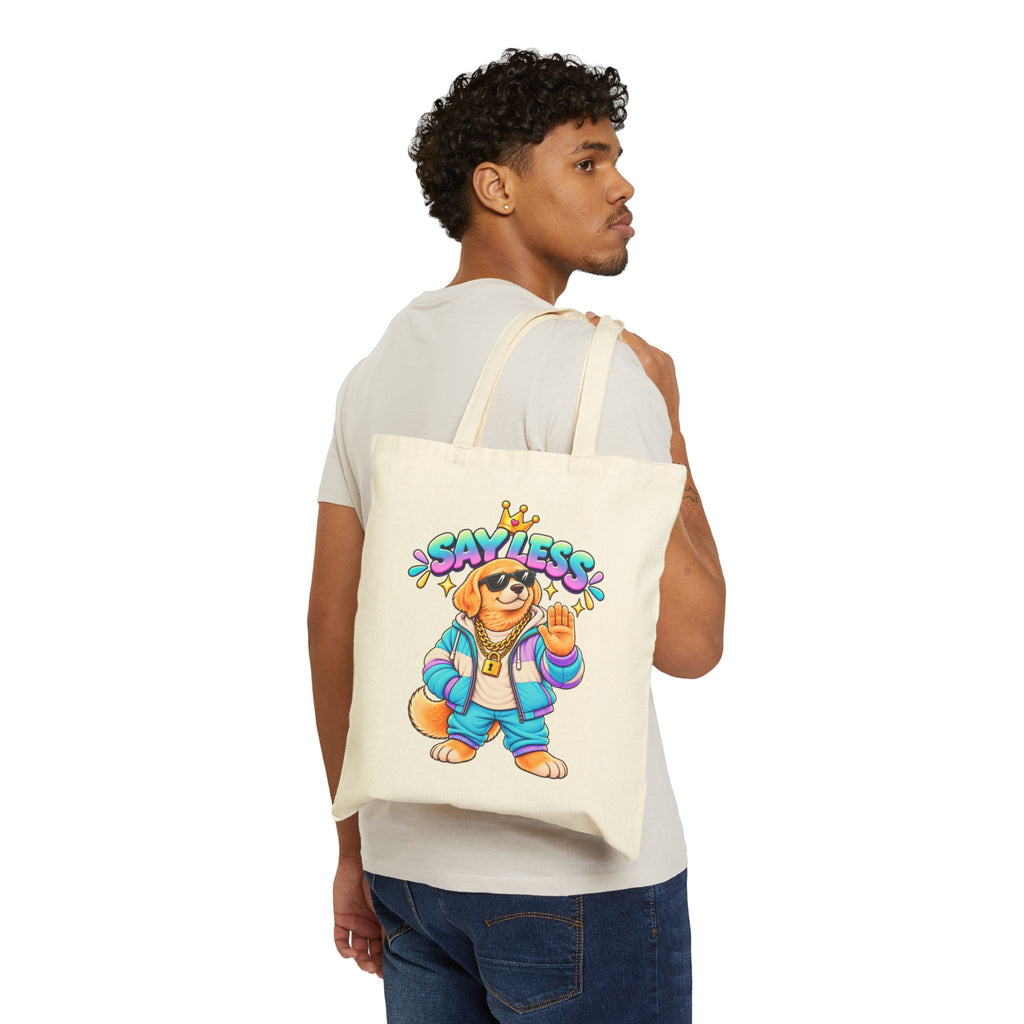 Rocco the Retriever - Say Less - Canvas Tote Bag