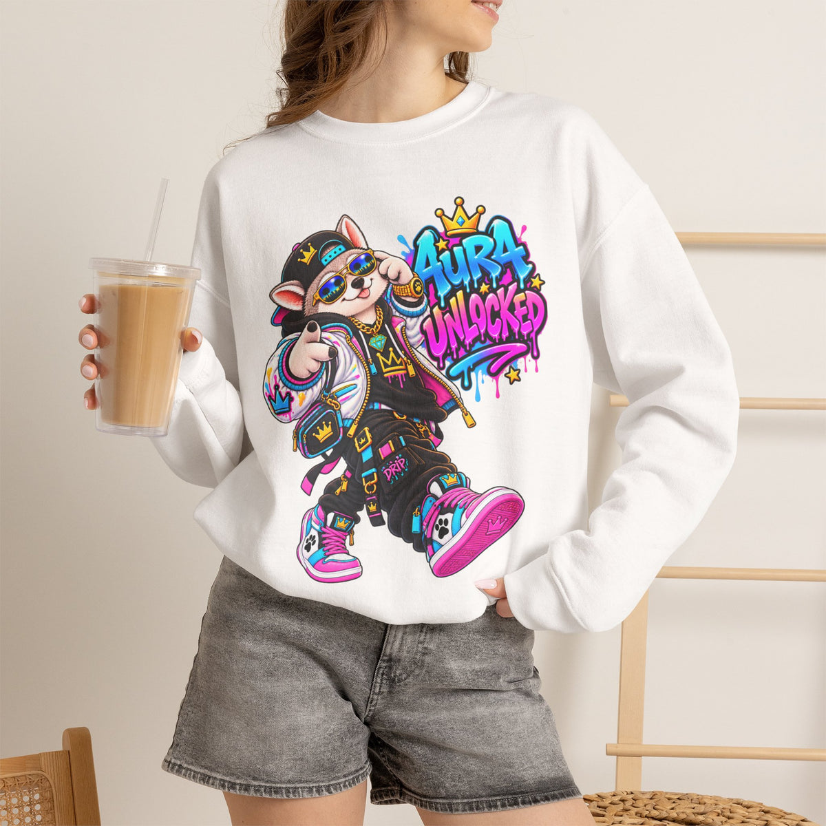 Aura Unlocked - Alaskan Husky - Streetwear  Sweatshirt