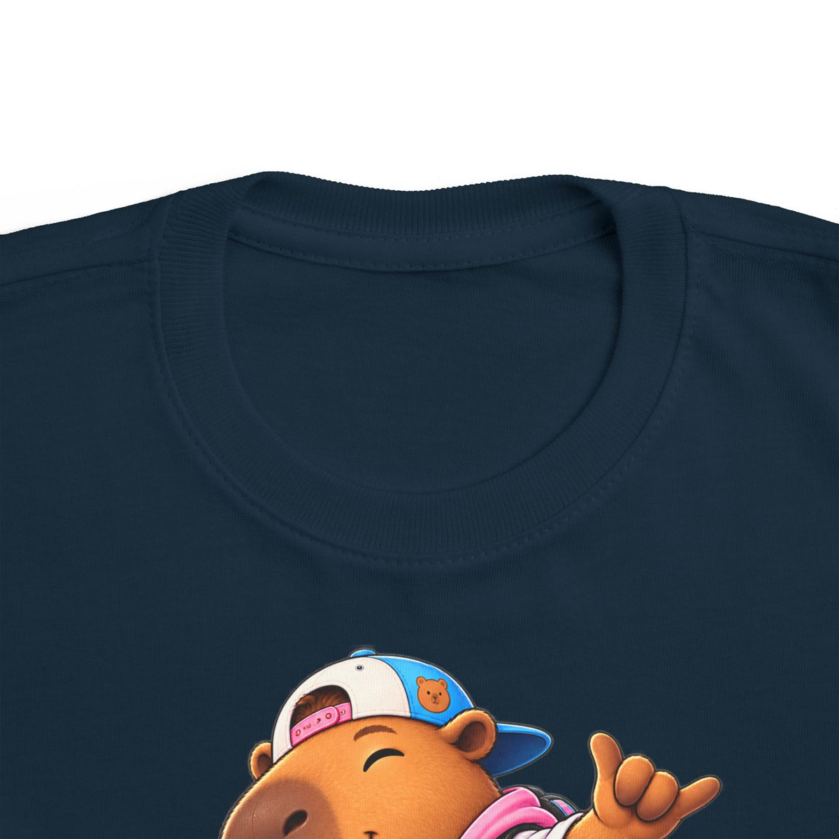 Toddler Capybara Skate T-Shirt — Cute Skateboarding Capybara Tee for Kids