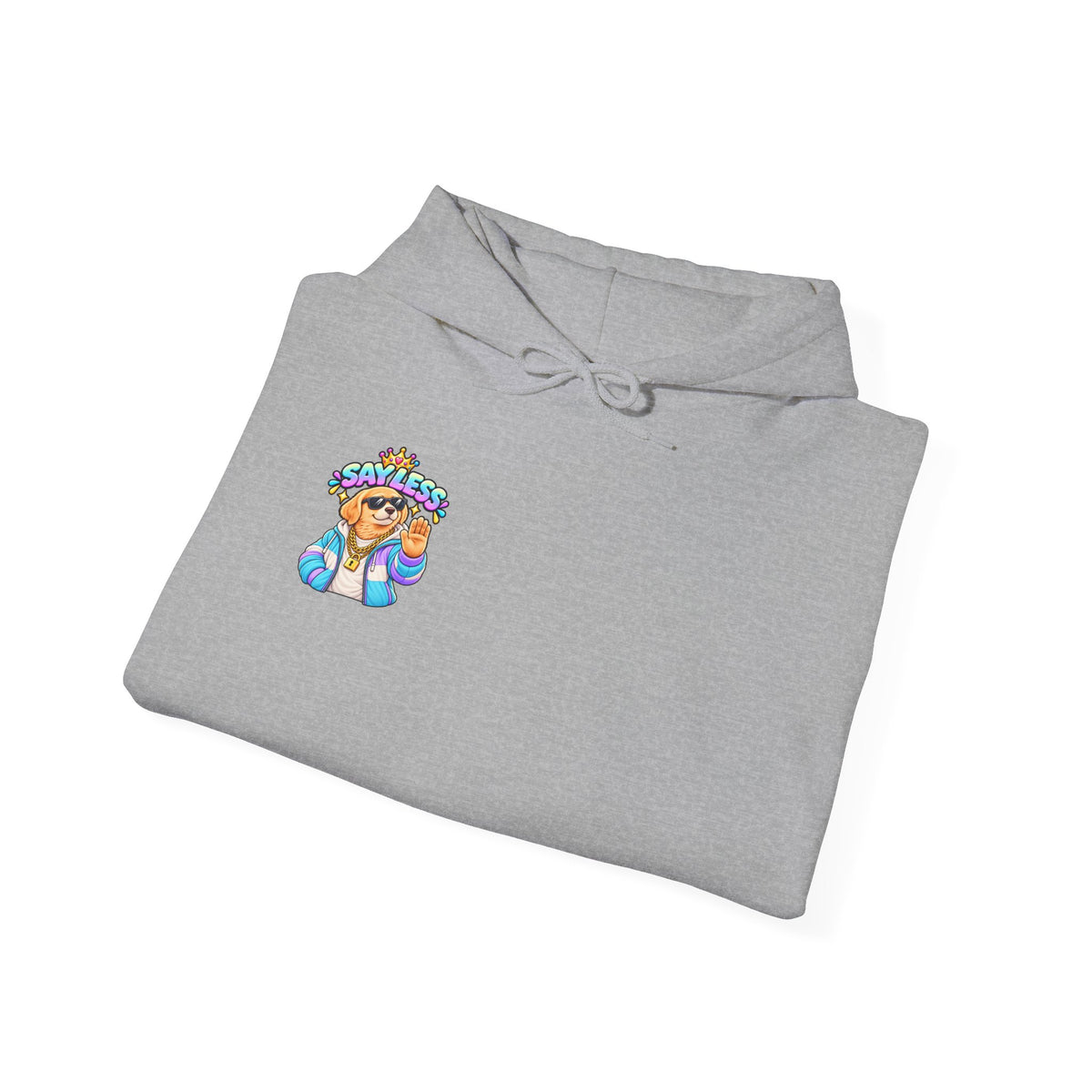Say Less Golden Retriever - Hoodie — Cute Summer Vacation Graphic Sweatshirt