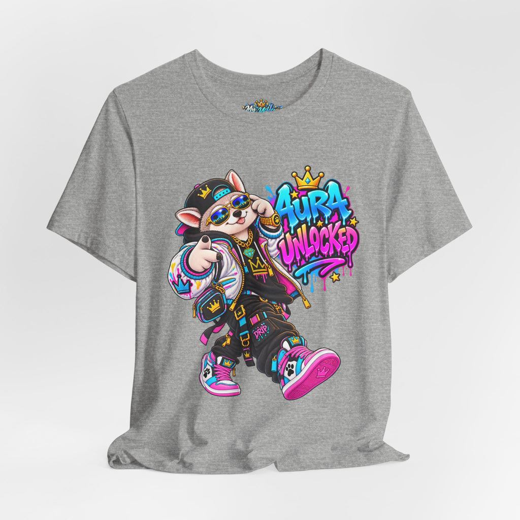 Jynx Alaskan Husky — "Aura Unlocked" Streetwear Graphic Tee