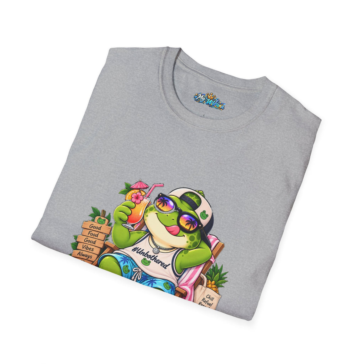 Big Mood Frog T-Shirt — Chill Cartoon Frog Graphic Tee