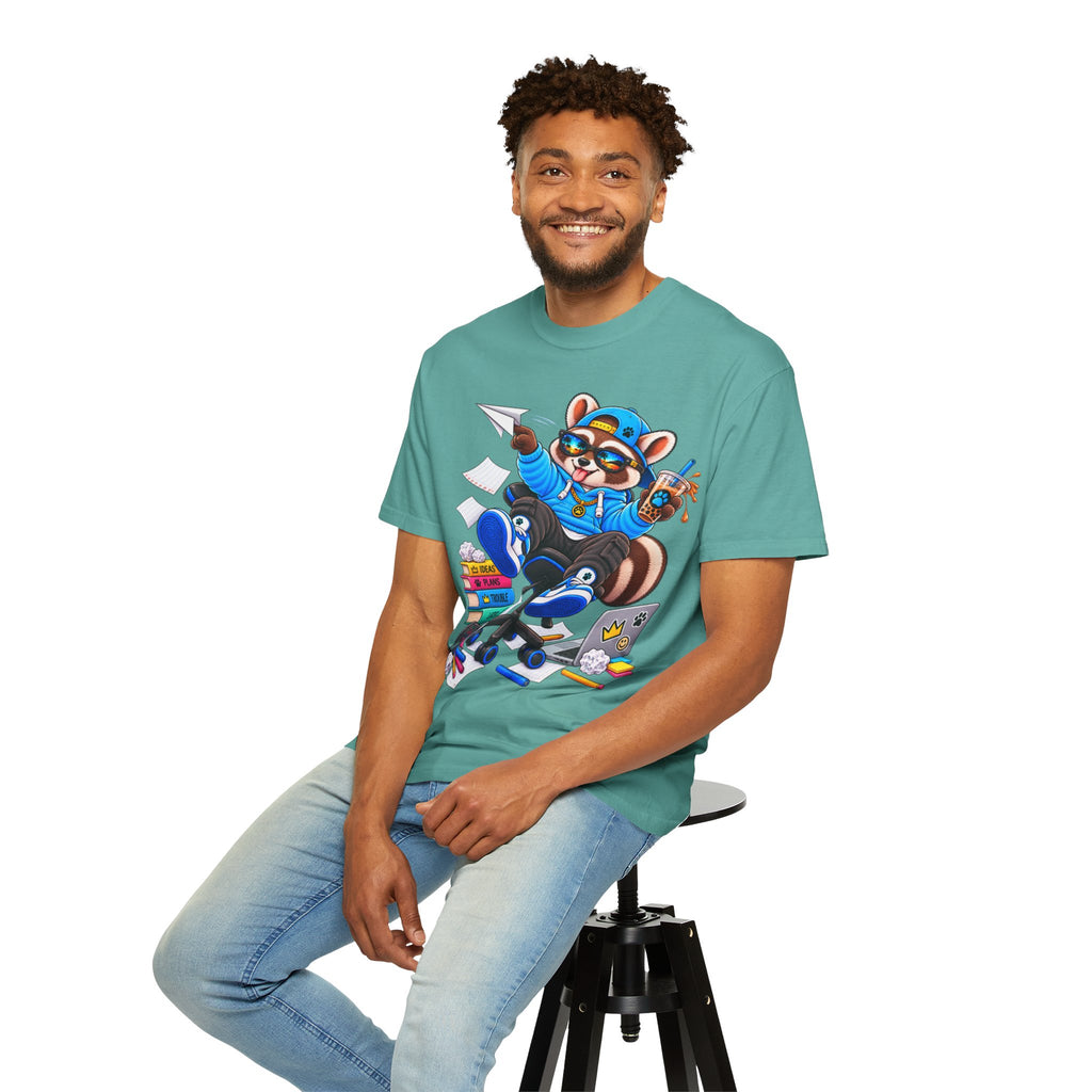 Mischievous Remy Raccoon Graphic T-Shirt