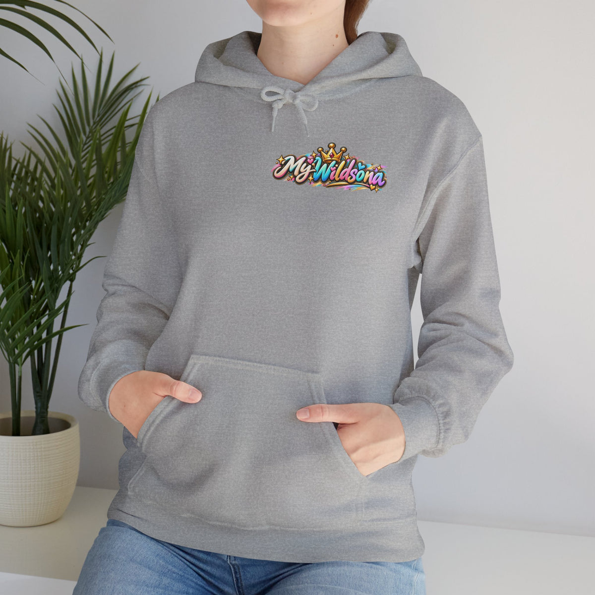 Hoodie — Colorful Big Personality Stay Iconic Pup Graphic