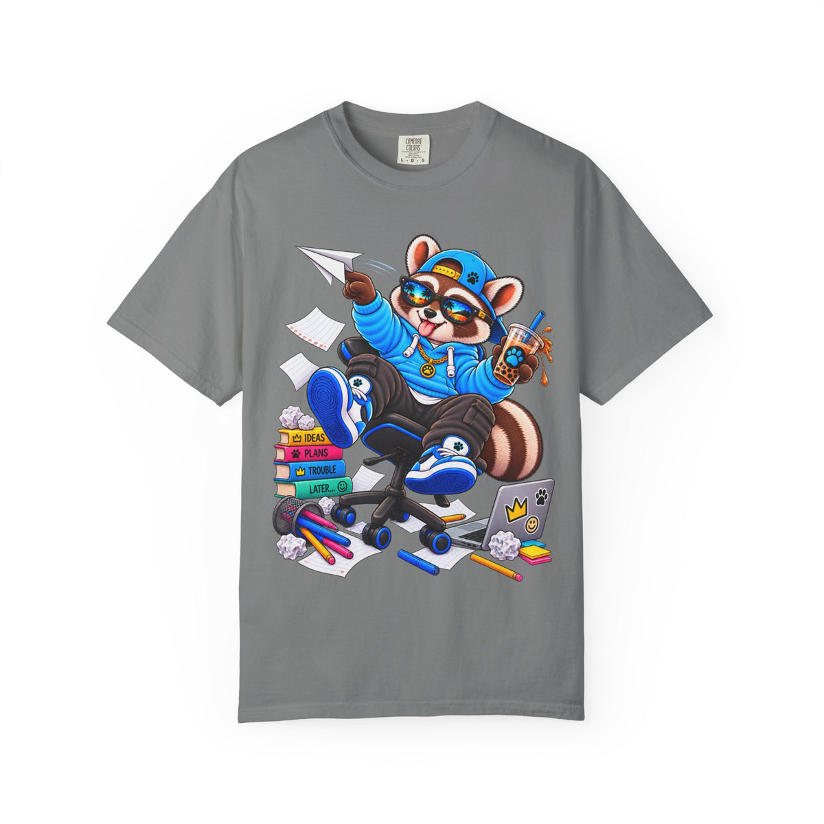 Mischievous Remy Raccoon Graphic T-Shirt