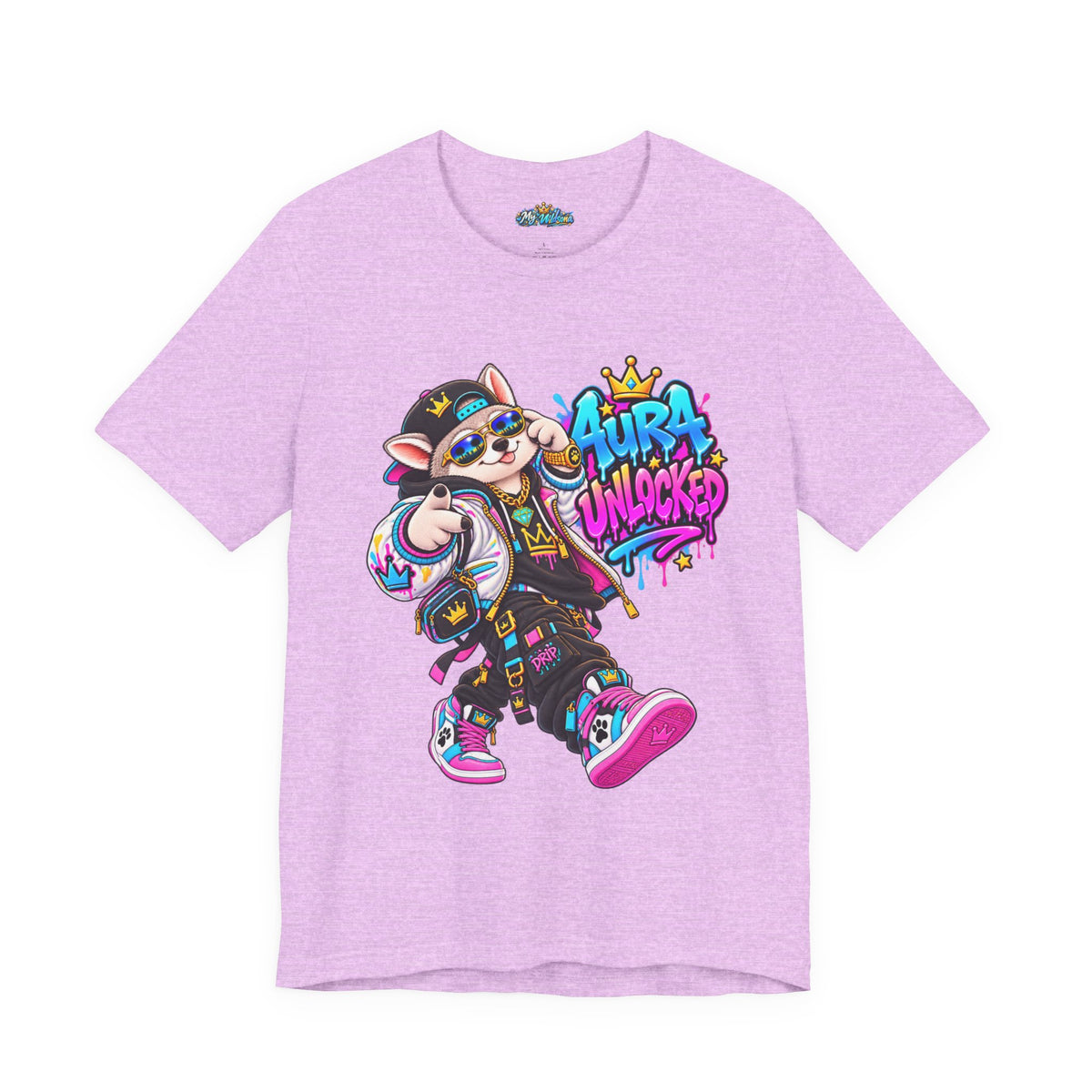 Jynx Alaskan Husky — "Aura Unlocked" Streetwear Graphic Tee
