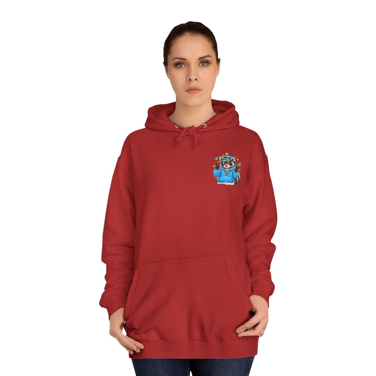 Skateboarding Remy Raccoon Hoodie