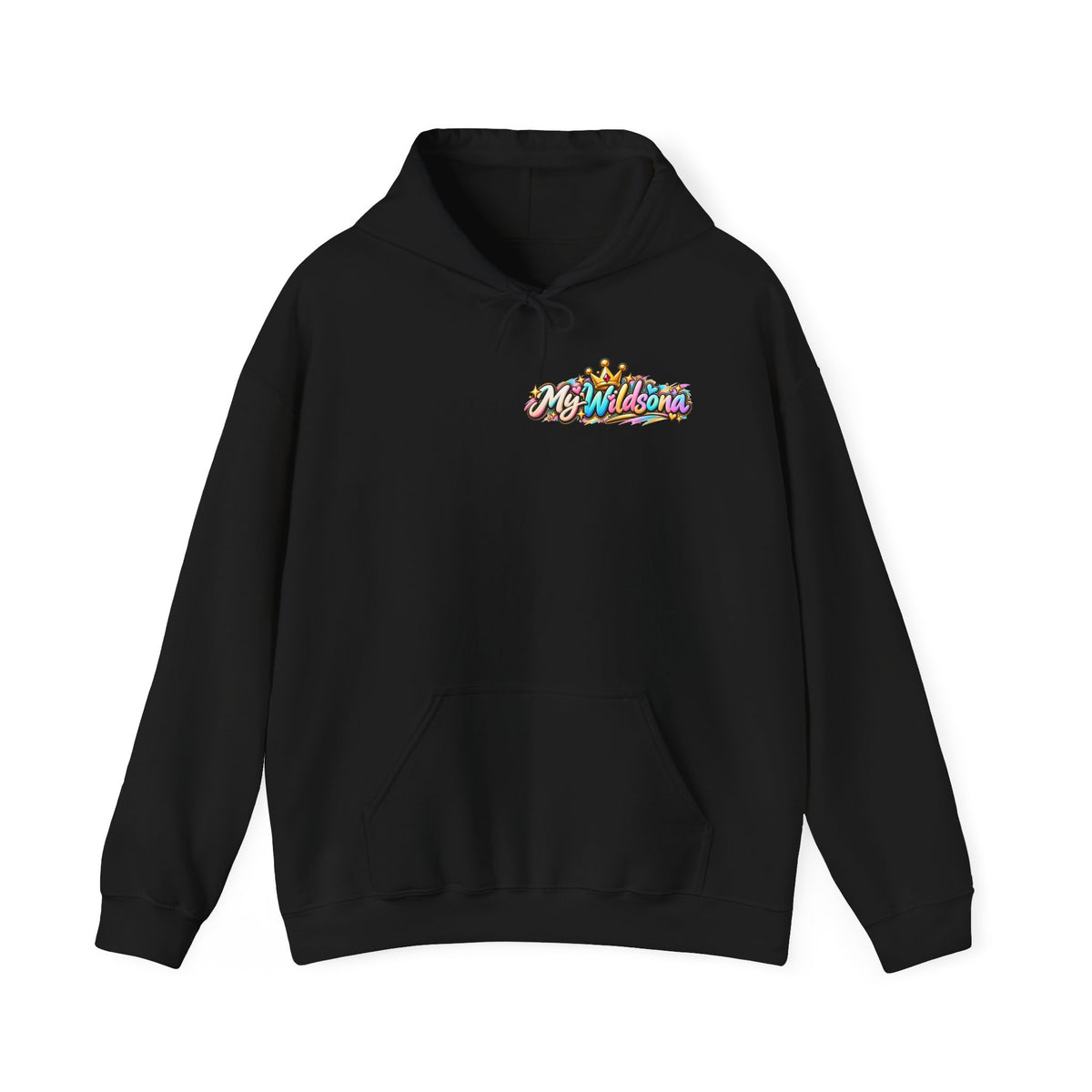 Hoodie — Colorful Big Personality Stay Iconic Pup Graphic