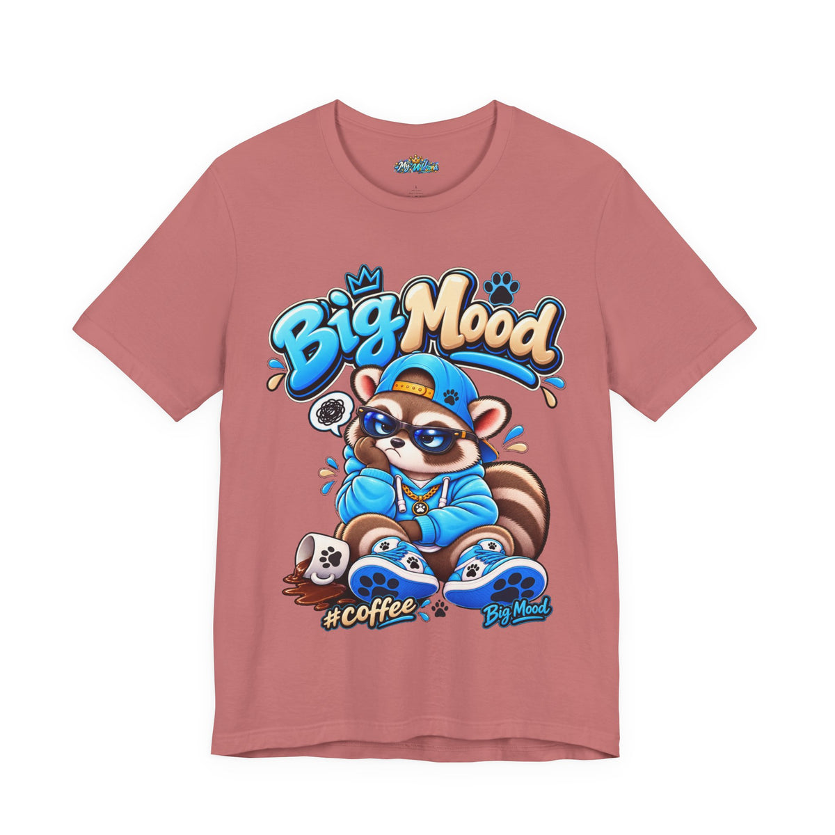 Remy Big Mood Raccoon Coffee T-Shirt