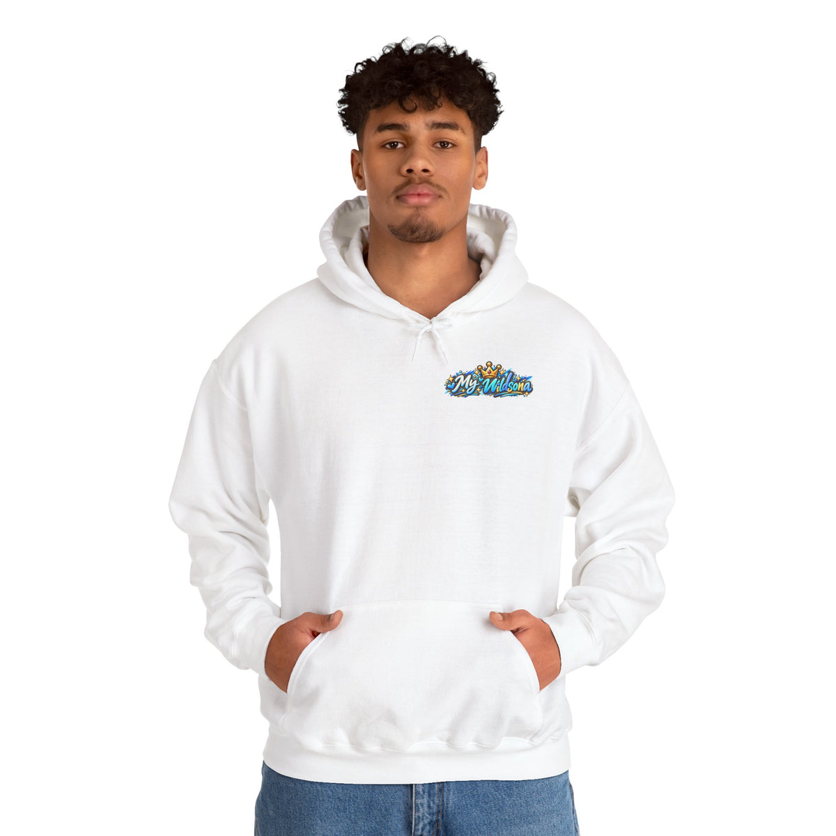 Say Less Golden Retriever Hoodie — Retro Cartoon Streetwear Pullover