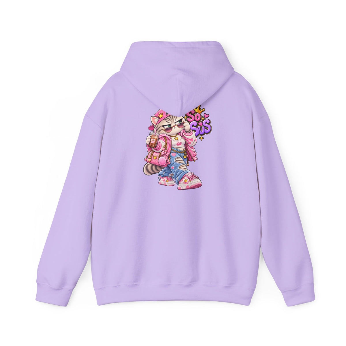 Kawaii So Sus Cat Hoodie – Cute Anime Streetwear Sweatshirt