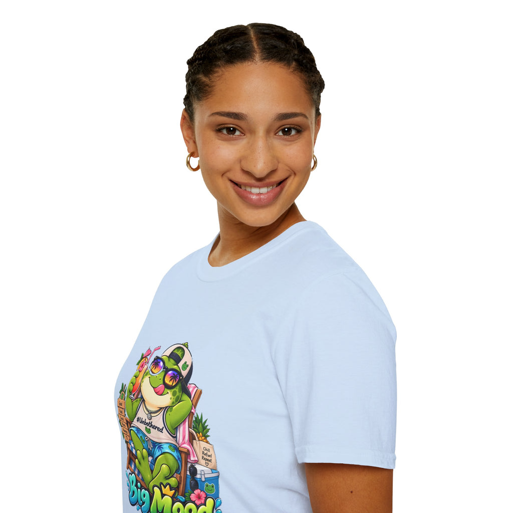 Big Mood Frog T-Shirt — Chill Cartoon Frog Graphic Tee