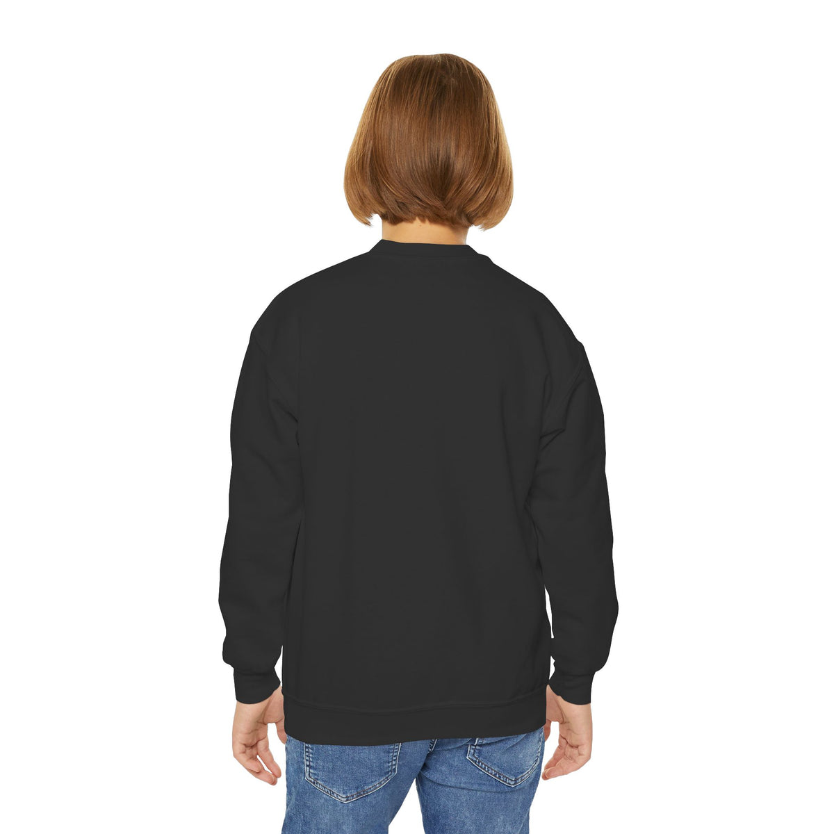 Youth Crewneck Sweatshirt — 'Low Key Slayin' It' Chill Capybara Lounge Pullover