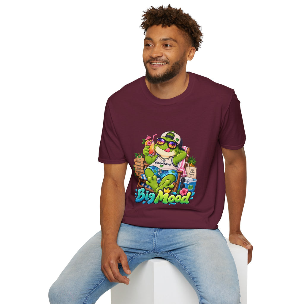 Big Mood Frog T-Shirt — Chill Cartoon Frog Graphic Tee