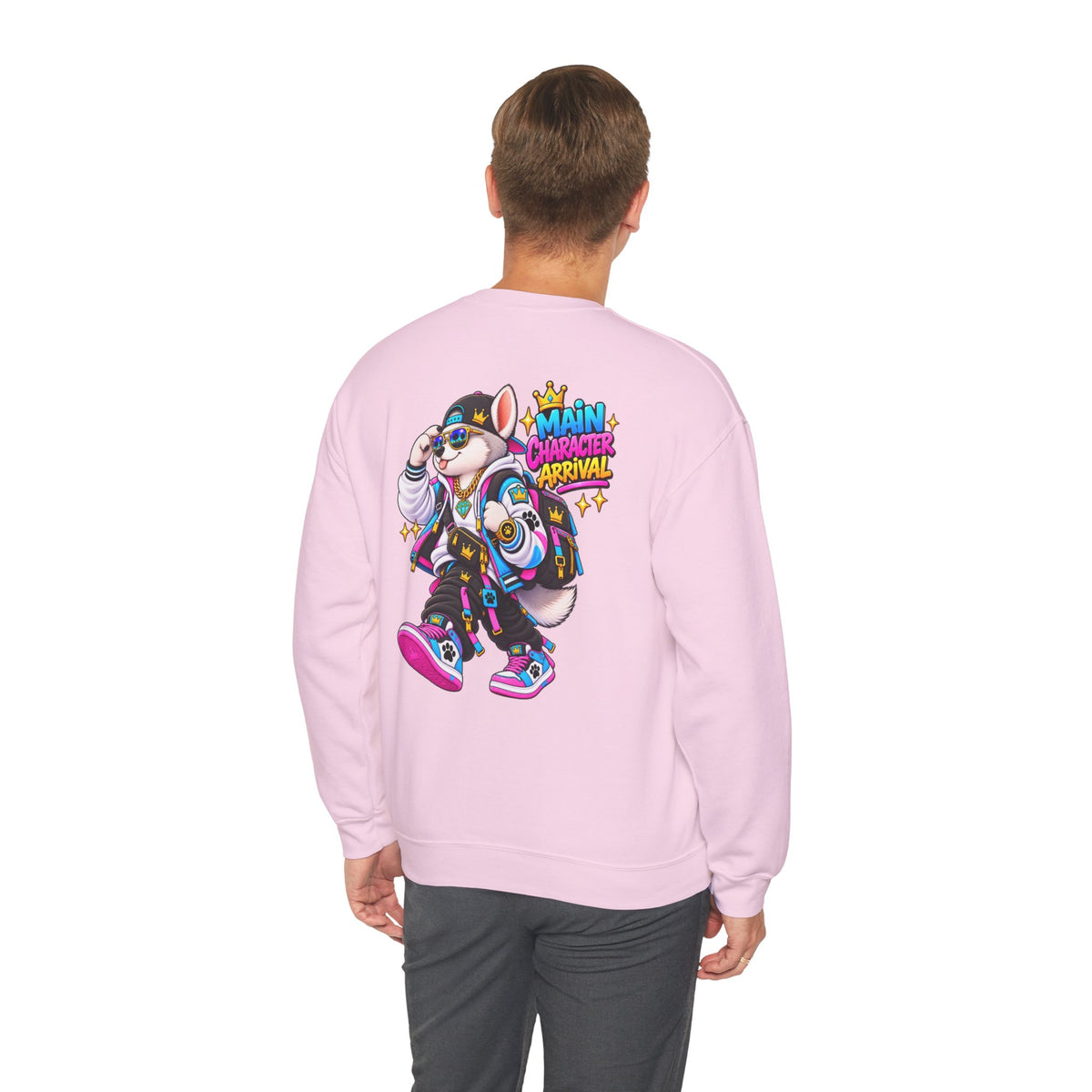 Main Character Husky Unisex Heavy Blend™ Crewneck Sweatshirt