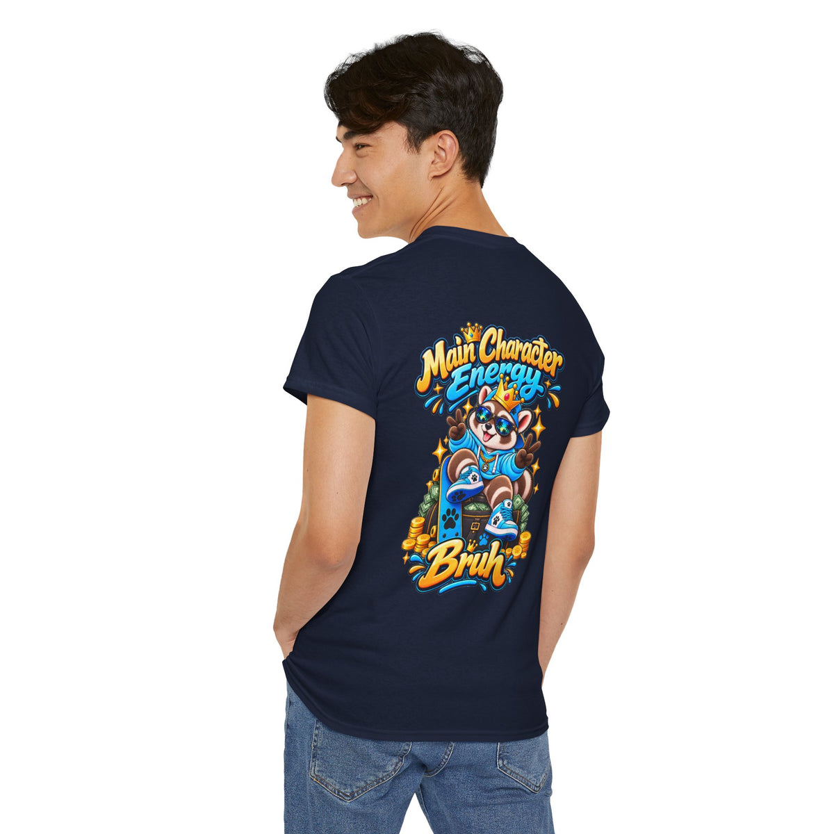 Remy Raccoon Main Character Energy Graphic Tee