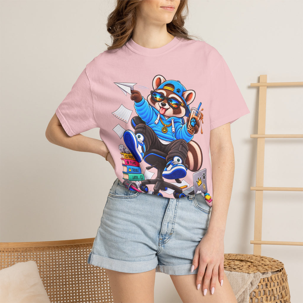 Mischievous Remy Raccoon Graphic T-Shirt
