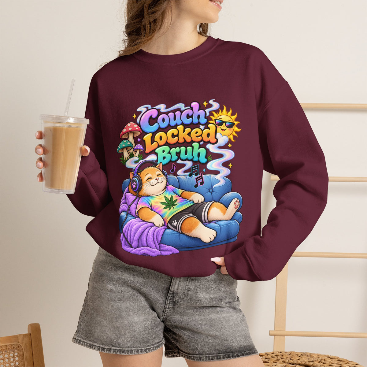 Couch Locked Bru - Wildsona After Hours - Cozy Sweatshirt