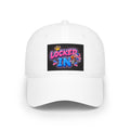 Locked In Baseball Cap – Retro Neon "Locked In" Graphic Hat