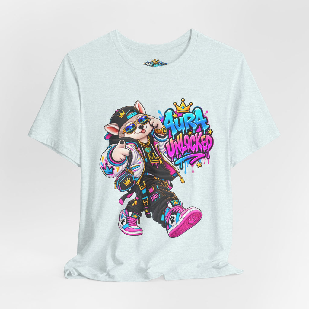 Jynx Alaskan Husky — "Aura Unlocked" Streetwear Graphic Tee