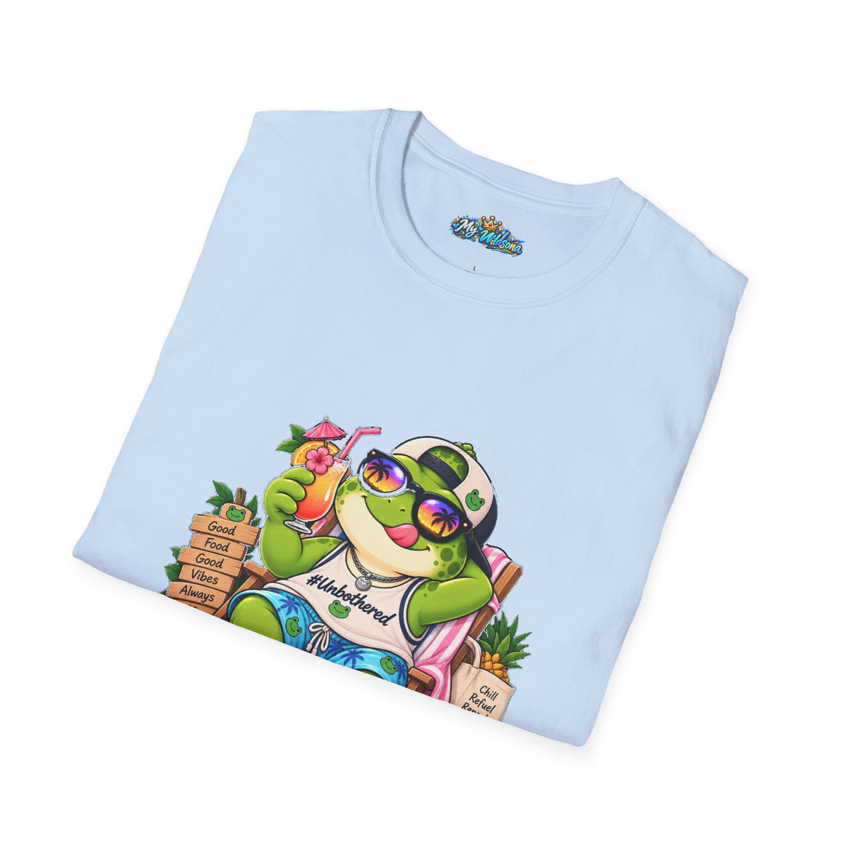 Big Mood Frog T-Shirt — Chill Cartoon Frog Graphic Tee