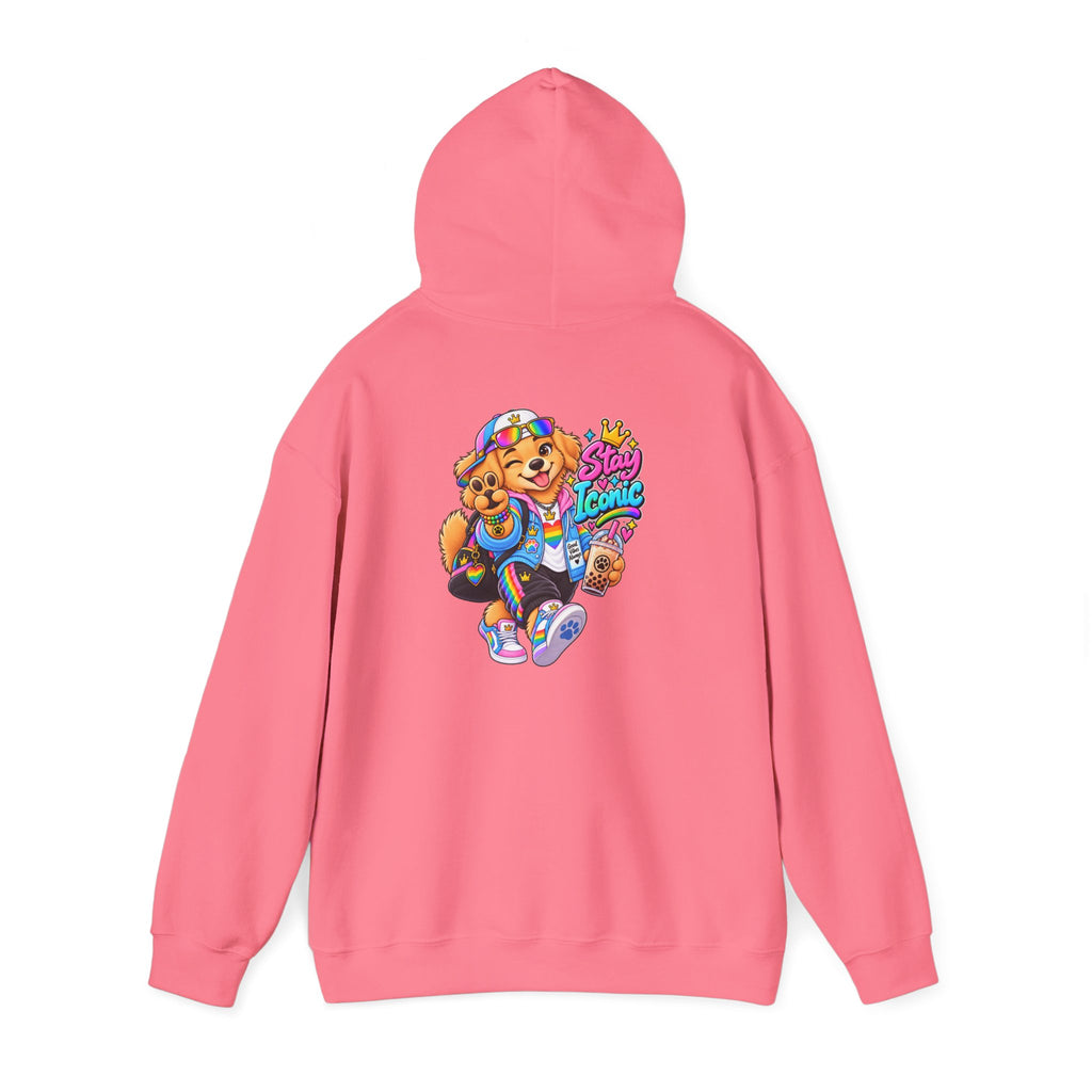 Hoodie — Colorful Big Personality Stay Iconic Pup Graphic