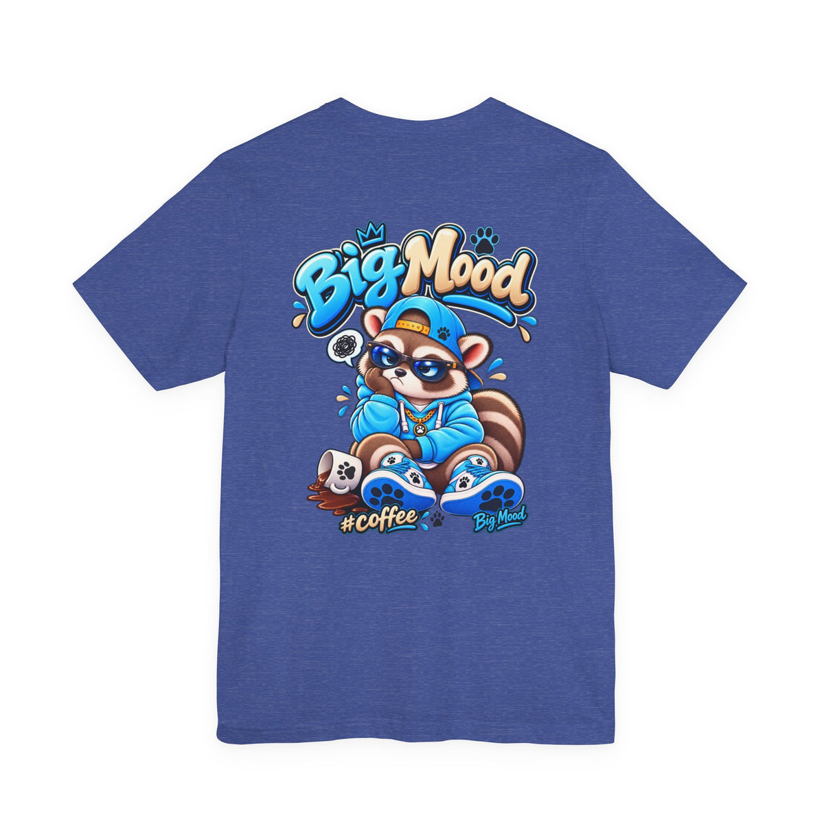 Remy Raccoon Big Mood - Back Graphic - Cute Graphic Tee