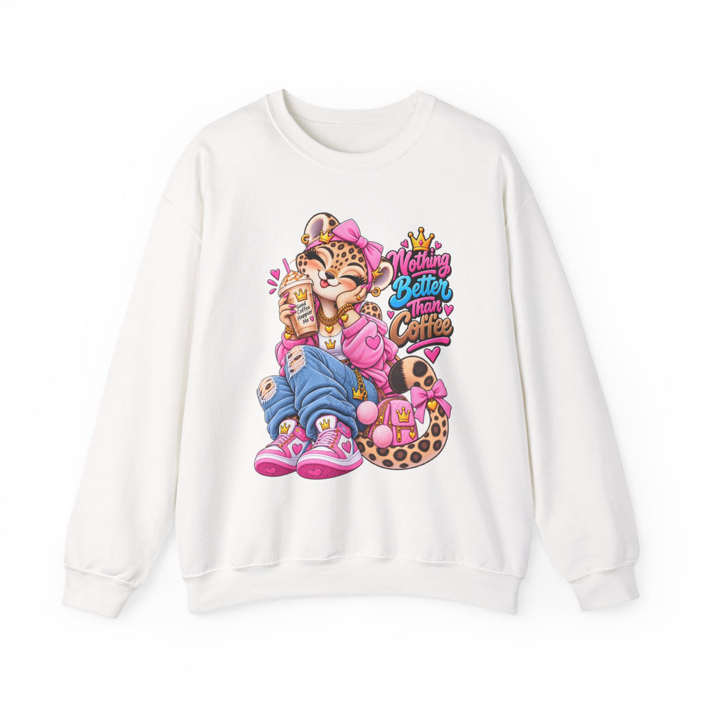 Cute Kawaii Leopard - Graphic Sweatshirt