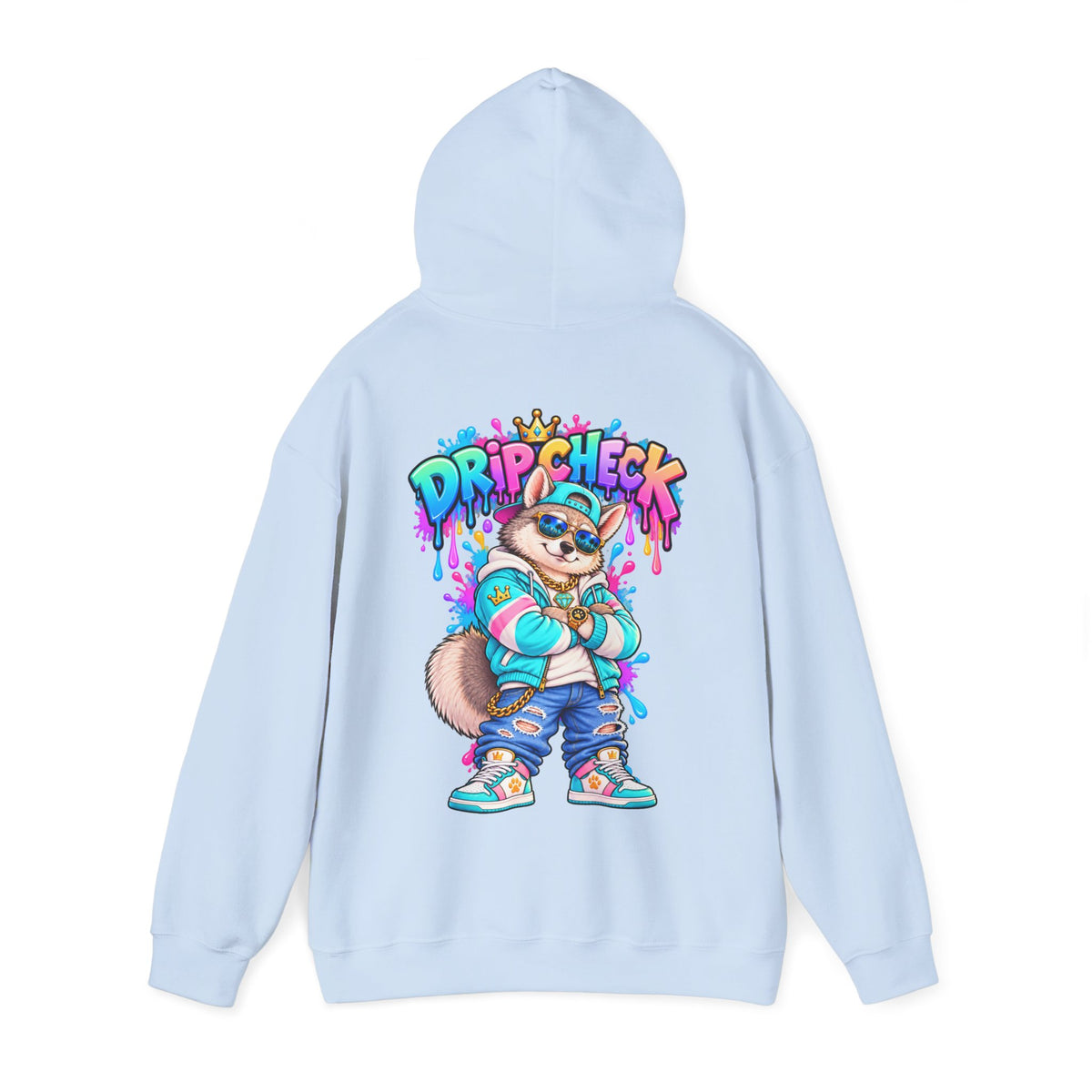 Drip Check - Unisex Heavy Blend™ Hooded Sweatshirt