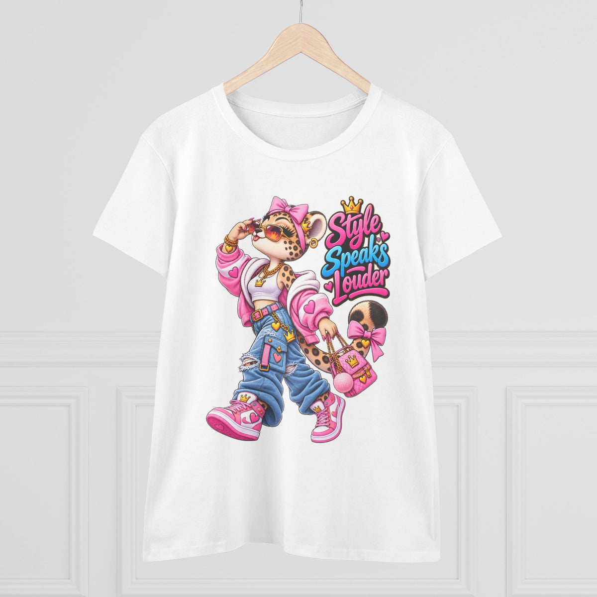 Style Speaks Louder Leopard Girl Tee