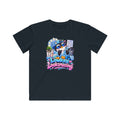 Kids Tee — "Lowkey Looksmaxing" Cute Cartoon Penguin Graphic